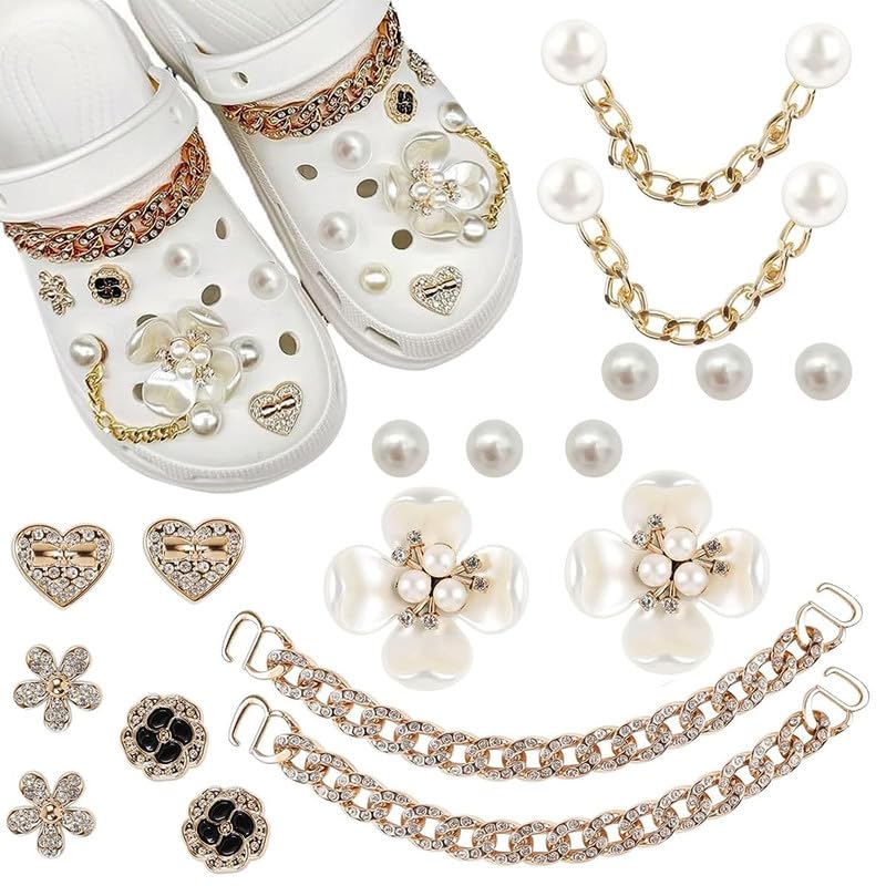 Dkriva® Custom Shoes Jewellery | Shoe Charms Cute Shapes for Shoe Decorations | Charms for Women Girls Crystal Dkriva® Custom Shoes Jewellery | Shoe Charms Cute Shapes for Shoe Decorations | Charms for Women Girls Crystal