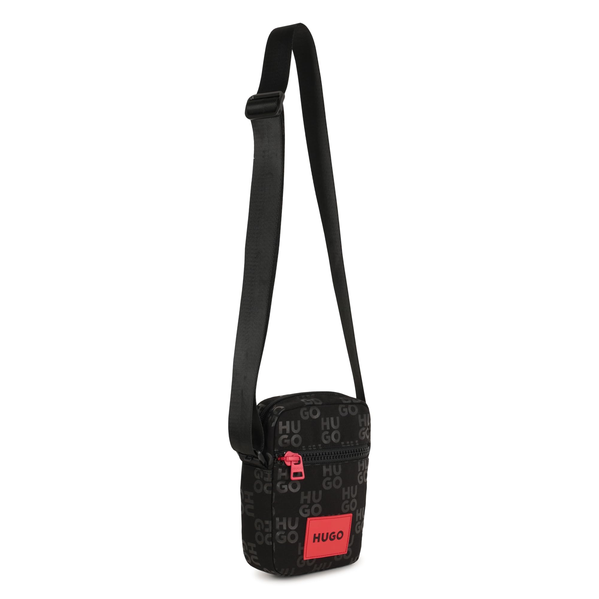 HUGO G00555 Bandolera para niño, Negro, Taille normale