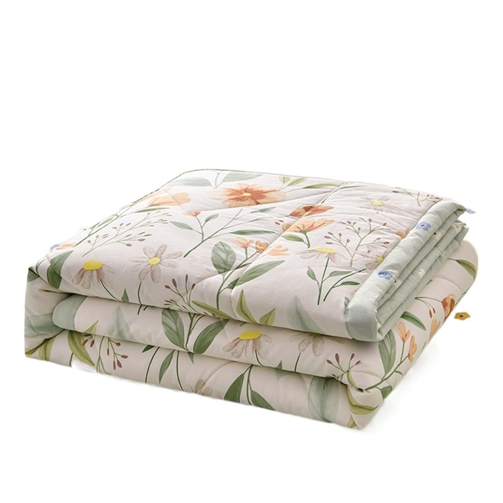 INGVYBlanket， Print Spring Summer Thin Quilt Soft Skin-friendly Blanket Quilts Washable Blanket