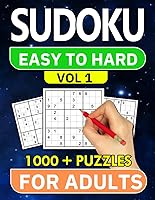 Vista 1 de Sudoku Easy to Hard Vol 1 1000+ Puzzles For Adults