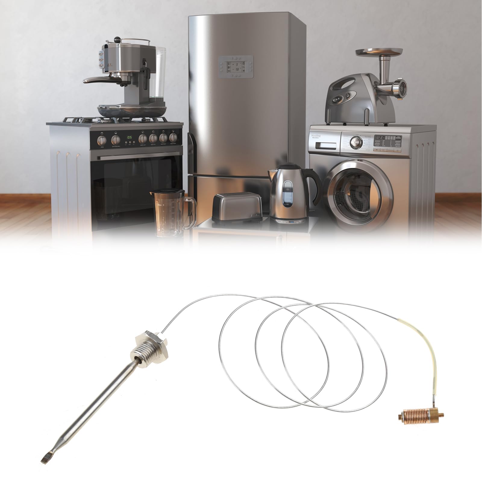 Amazon | フライヤー温度サーモスタット熱電対ロッド感度により、SIT