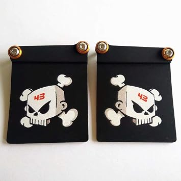 2pcs Rear Mud Flaps for Team Losi -SCT Ten-SCTE 1/10 4WD Baja Rey Desert Truck