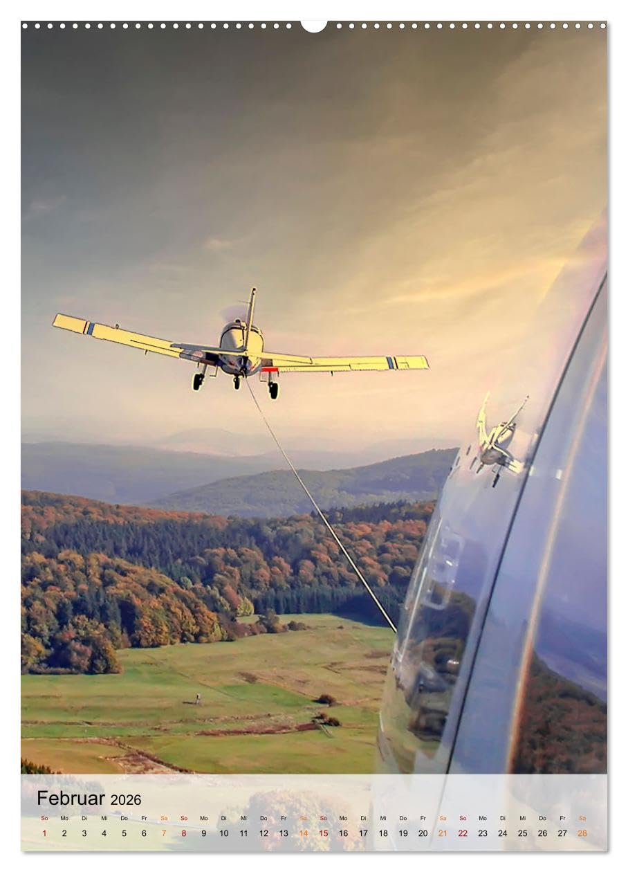 Segelfliegen - einfach Spaß (hochwertiger Premium Wandkalender 2026 DIN A2 hoch), Kunstdruck in Hochglanz: Segelfliegen - lautlos durch die Lüfte ... der Sonne entgegen. (CALVENDO Sport)