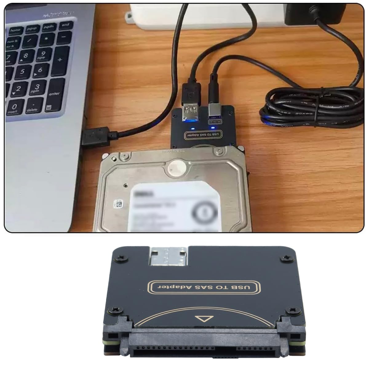 USB 3.0 zu SAS Adapter SFF-8482 SAS Festplatte Konvertierungsadapter