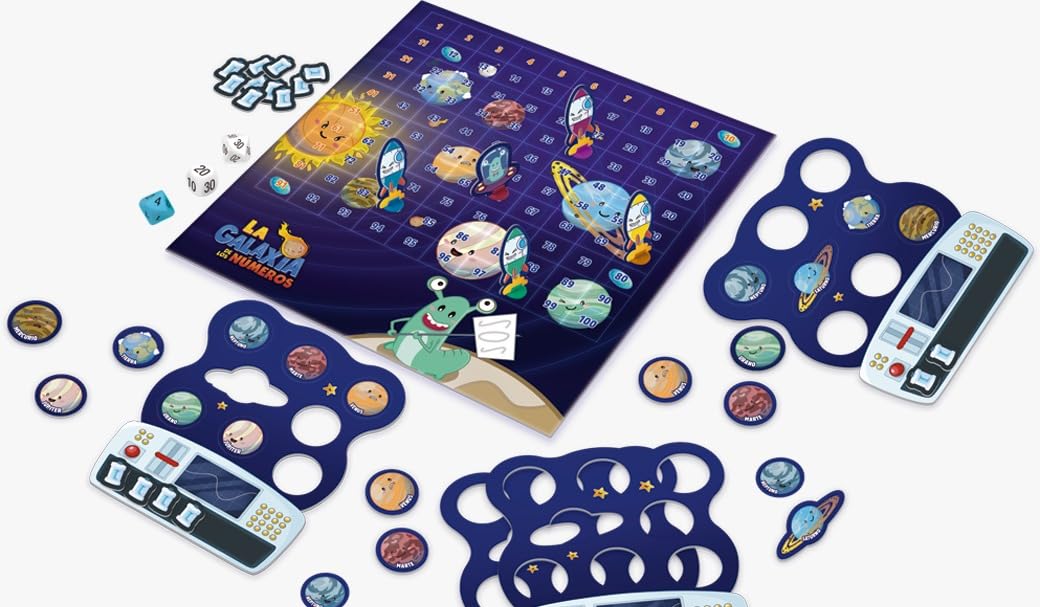 LA Galaxia DE LOS NÚMEROS. Juego Educativo para Trabajar cálculo de sumas, restas y multiplicaciones. Aula en Juego