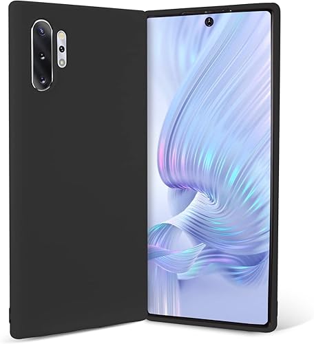 Funda para Galaxy Note 10 Plus, silicona líquida, delgada, suave, TPU, protección de cuerpo completo, a prueba de golpes, para Galaxy Note 10 Plus