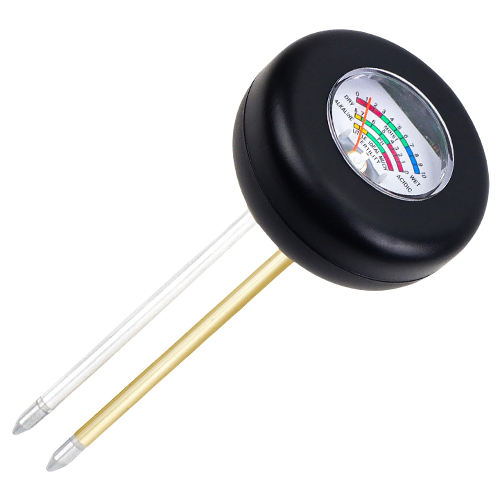 Tsophreniq Soil Tester Meter/Fertility Testing Meter With 2 Probes For Garden Patio Farm Tester