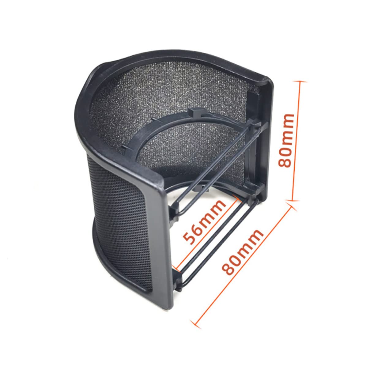 Alasum 5piezas Filtro De Para Micrófono Metálico Pantalla Antiviento Para Grabación Protección y Reducción De Ruido Compatible Varios Micrófonos