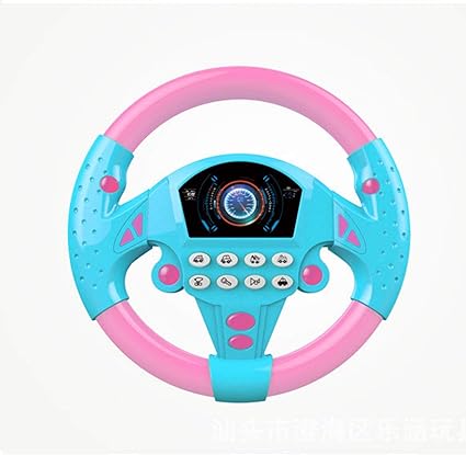 Amazon Co Jp ステアリングホイールおもちゃ おでかけメロディハンドル ハンドルおもちゃ チャイルドシート 子供おもちゃ おでかけ おもちゃ ベビーカー用おもちゃ 模擬運転 子供部屋 装飾 誕生日 プレゼント 全2カラー おもちゃ