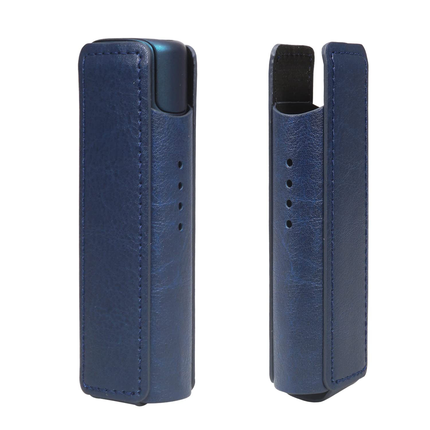 YiTenn PU Leader Case Cover for Lil Solid 2.0, E-Cigarette Accessories (Blue)
