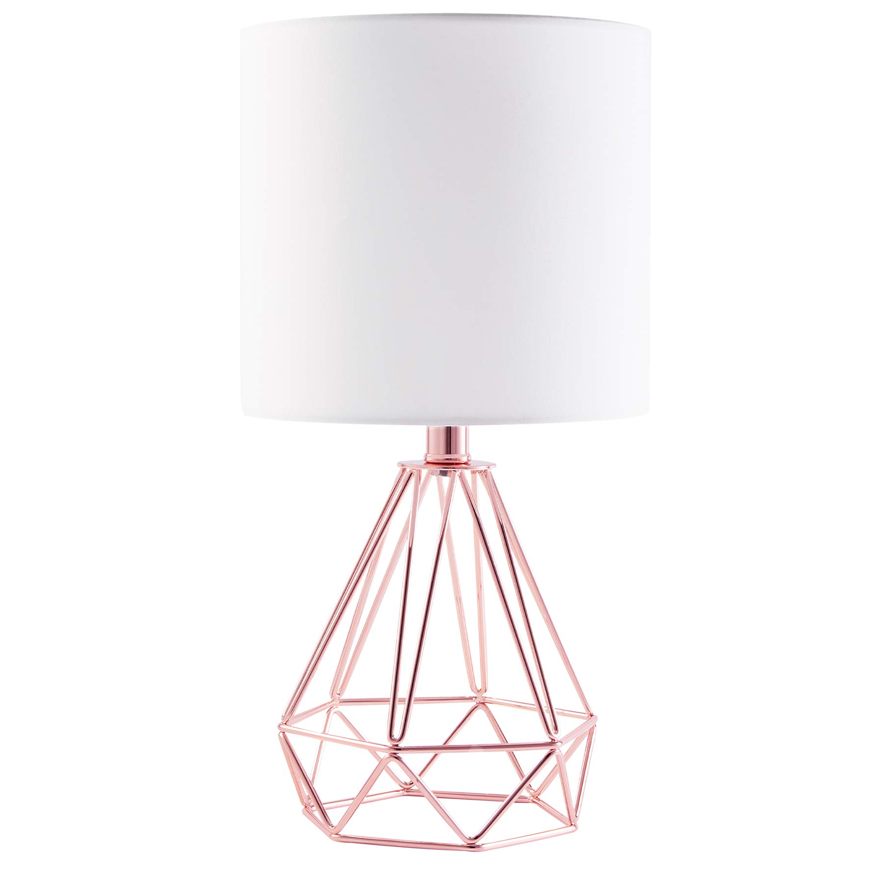 Letra Rose Gold Table Lamp With Hollowed Out Base Modern