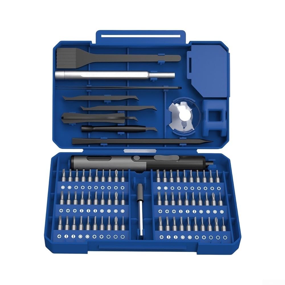 EasyByMall Elektrischer Schraubendreher Set 76-teilig für Laptop