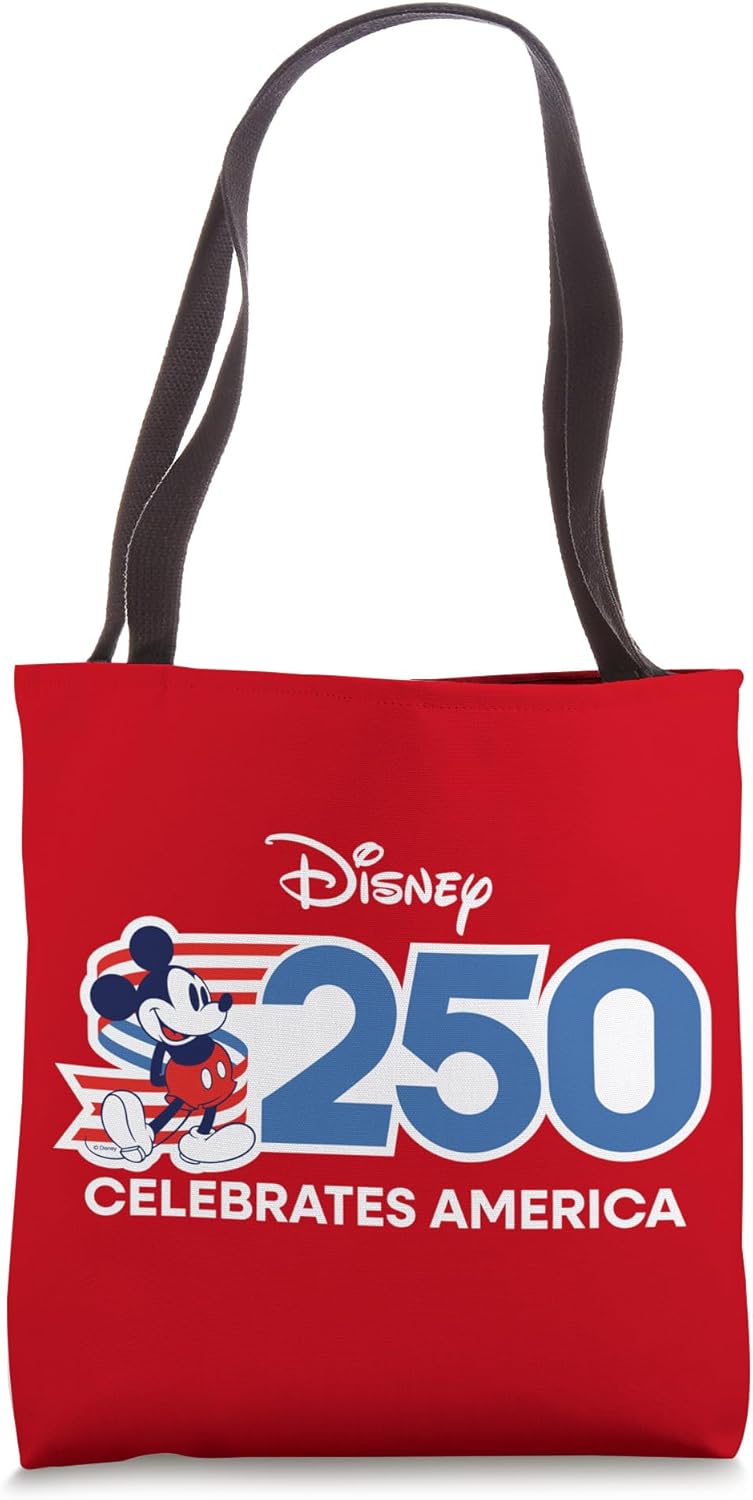 Disney Celebrates America 250 Mickey Mouse 4th of July USA Tote Bag