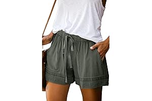Comfortable Women's Drawstring Casual Shorts