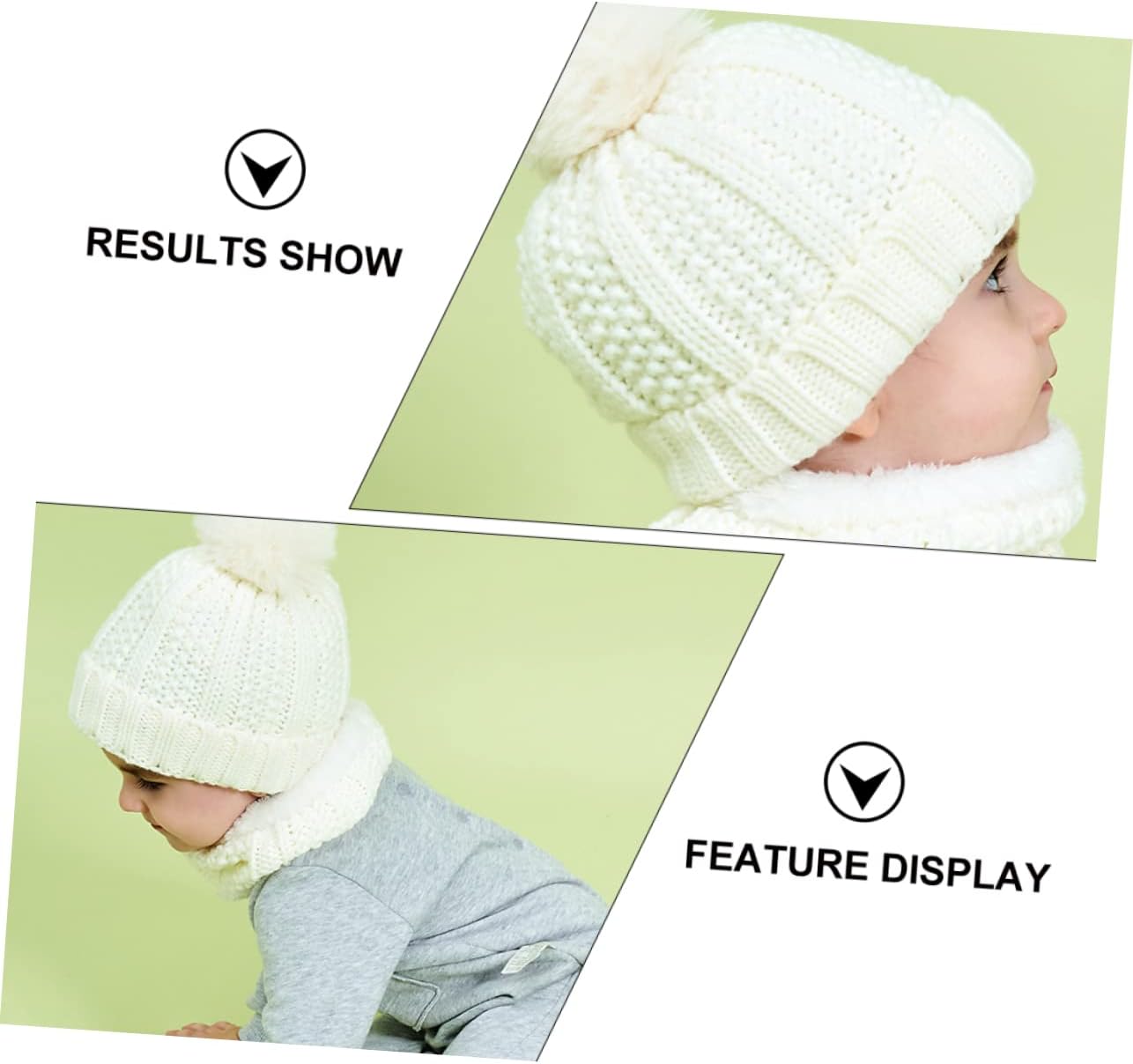 Children's Beanie Woolen Hat for Scarf Hats Neckerchief Crochet Kit Suits Suit Hat