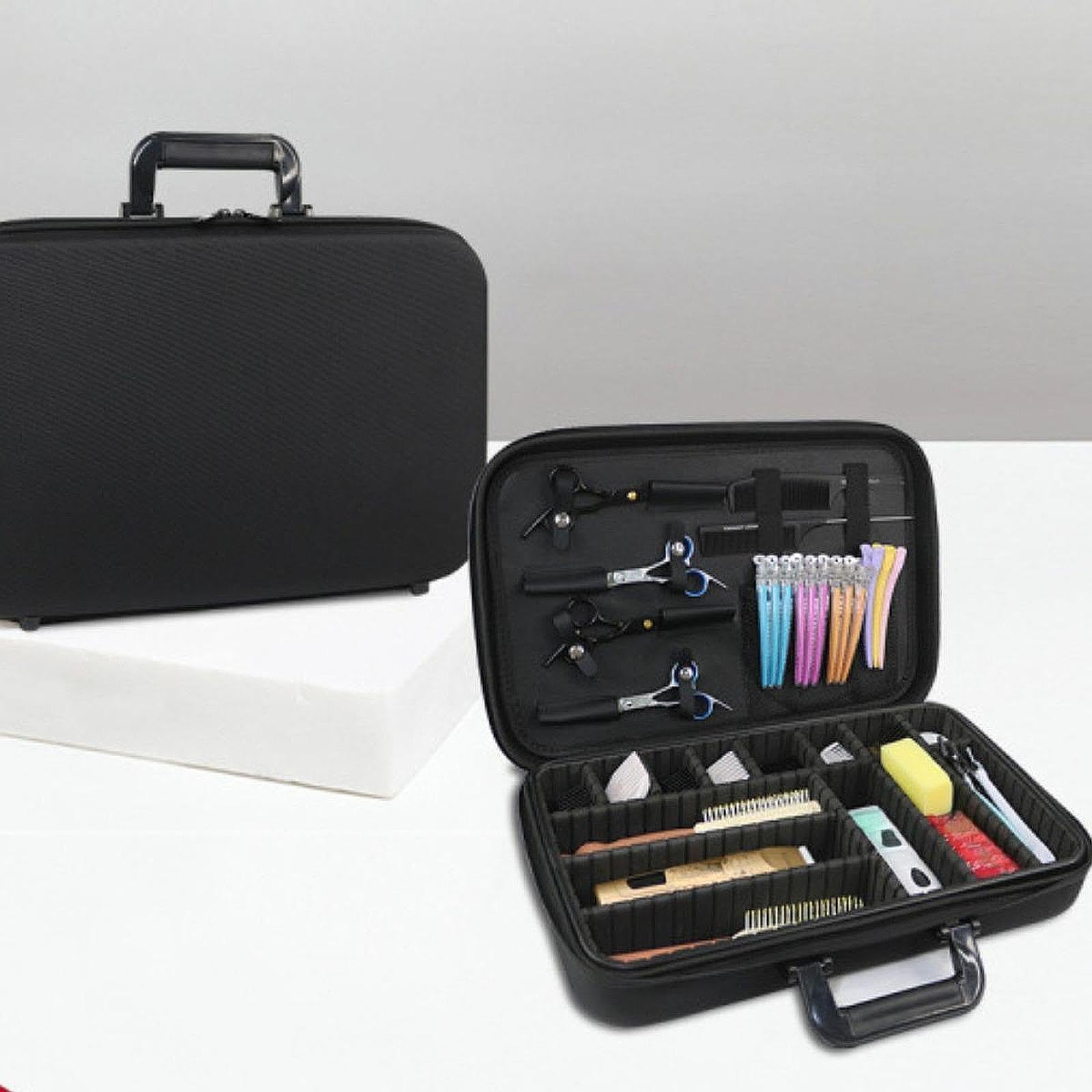Borsa Da Parrucchiere, Astuccio per Capelli, Organizer, Trousse per Il Trucco, Borsa Da Viaggio per Strumenti per Capelli.