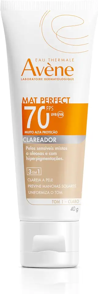 Avène Protetor Solar Mat Perfect Fluido Clareador Clara Fps 70-40G