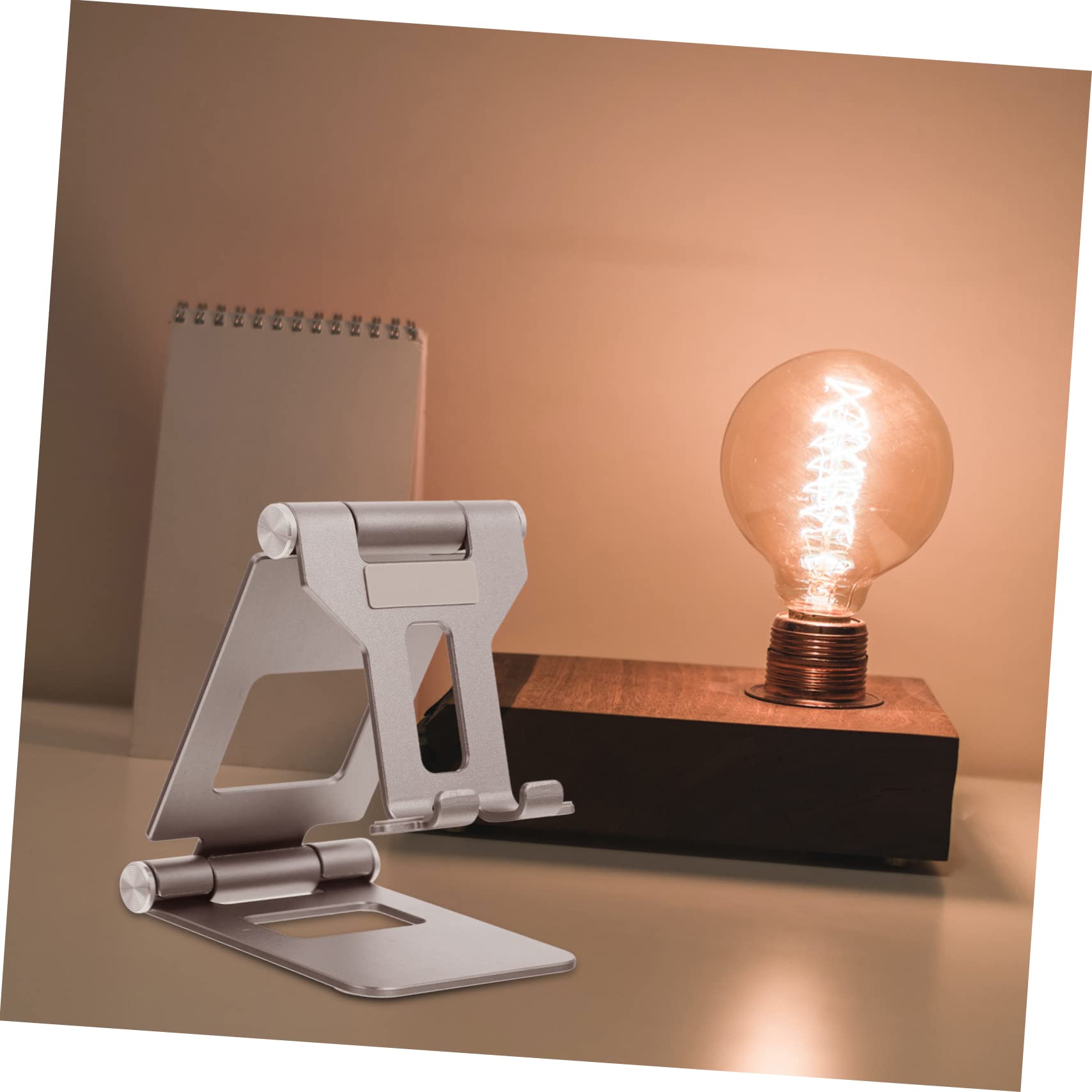 OSALADI 4pezzi Supporto Per Smartphone e Tablet Pieghevole Da Scrivania Struttura Resistente Design Portatile Per Ufficio e Casa Compatibile Con Dispositivi Mobili e Tablet