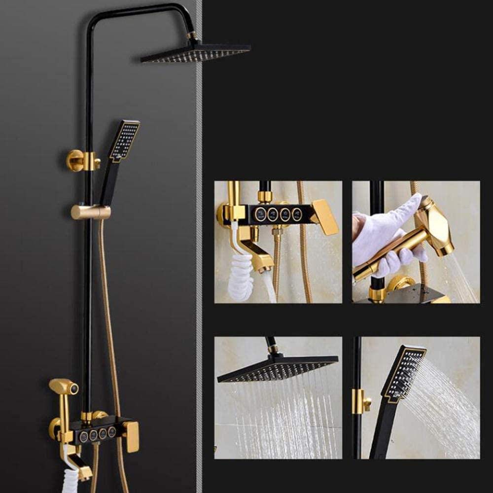 Ensemble de douche colonne de douche de tête booster de pression et douchette à main