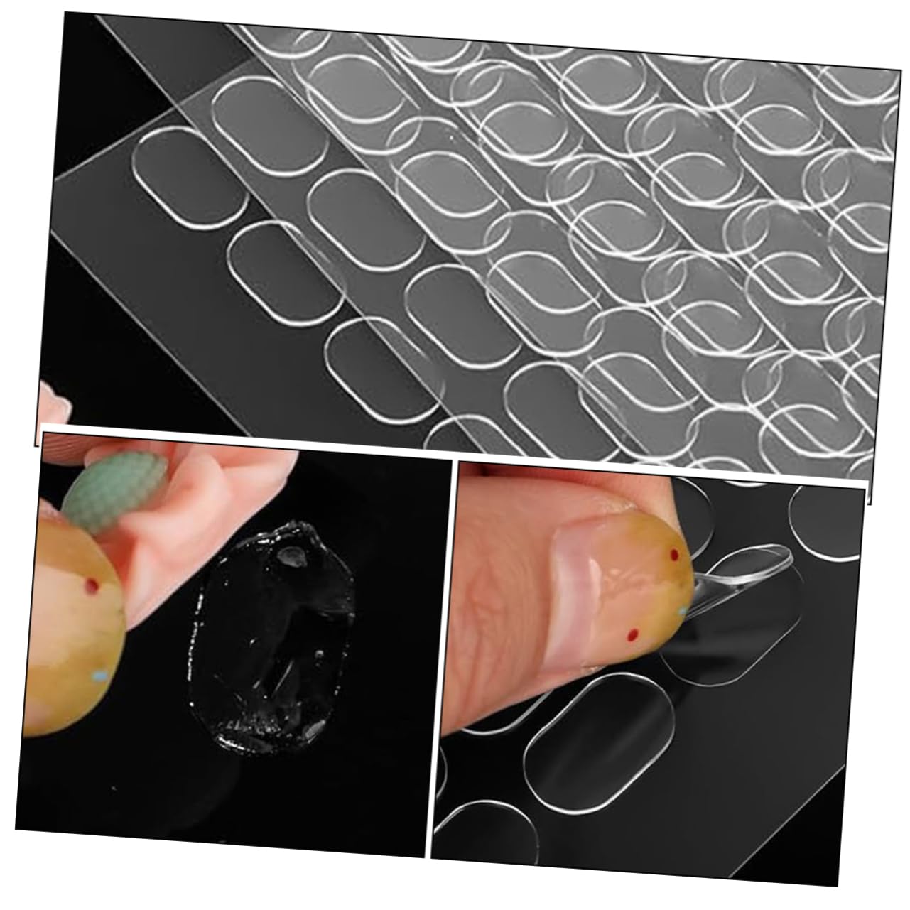 BELLIFFY Removable Double-Sided Tape Dots 800 Pieces Removable for Wall Art Posters and Home Decor