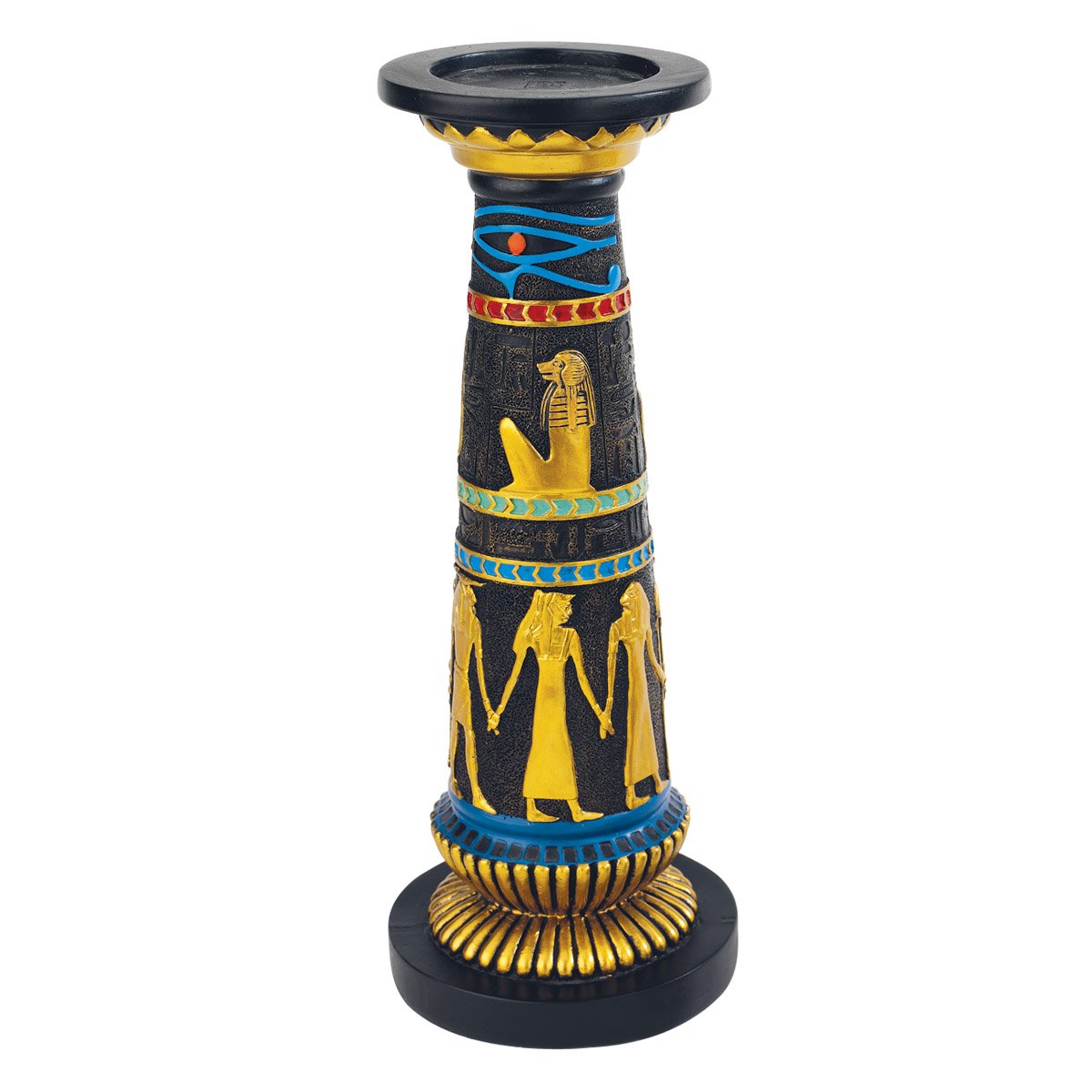 Design ToscanoTemple of Luxor Sculptural Egyptian Candleholder - Amenhotep