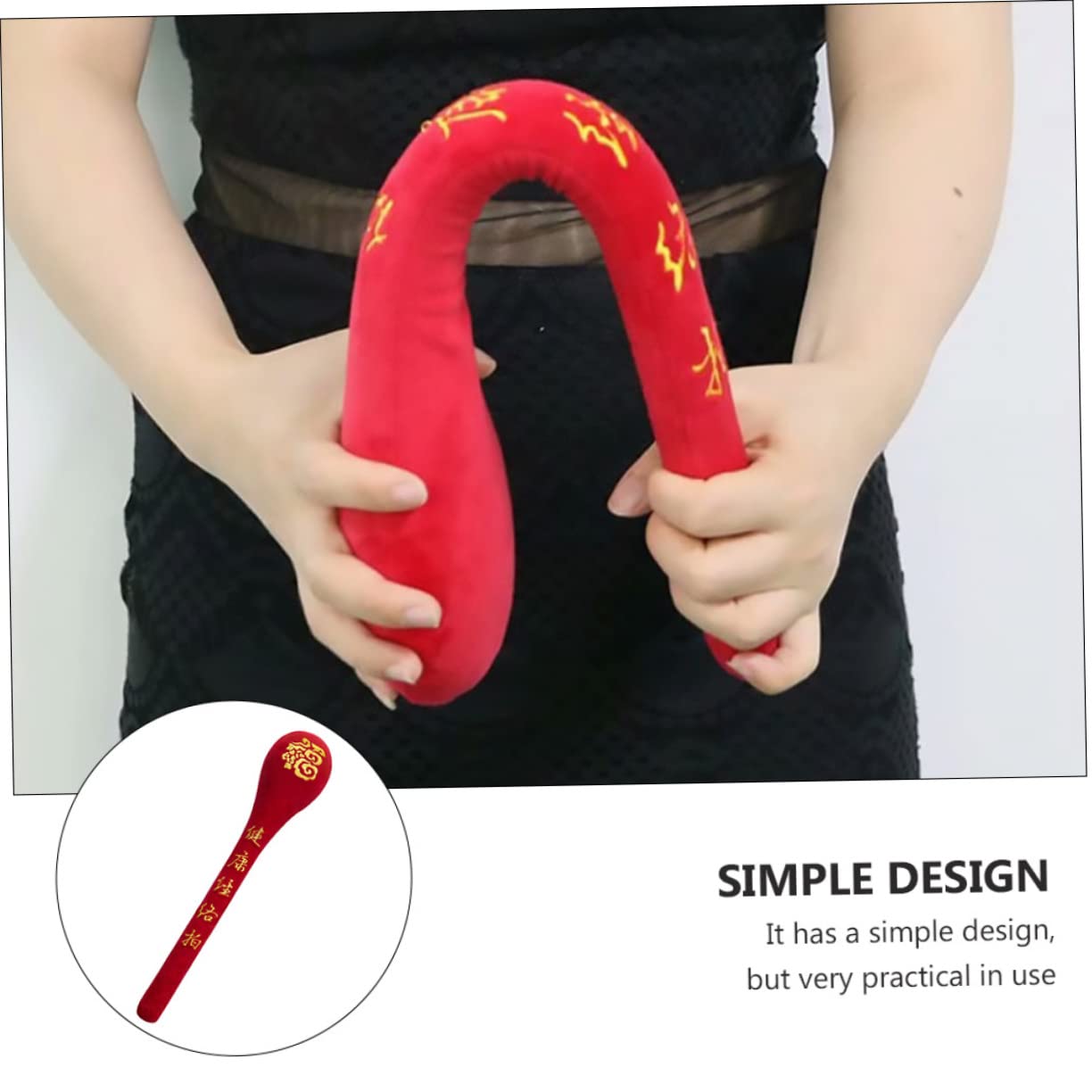 5pezzi Massaggiatore Portatile Martello Per Muscolare Stick Per Acupunturale Per Hips e Schiena Promuove e La Fatica
