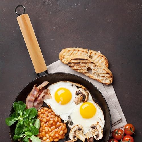 Miniatura 9 de Wok Accessories - Juego de 2 manijas de madera para ollas de cocina, mango desmontable para olla, mango de repuesto para sartén, mango extraíble