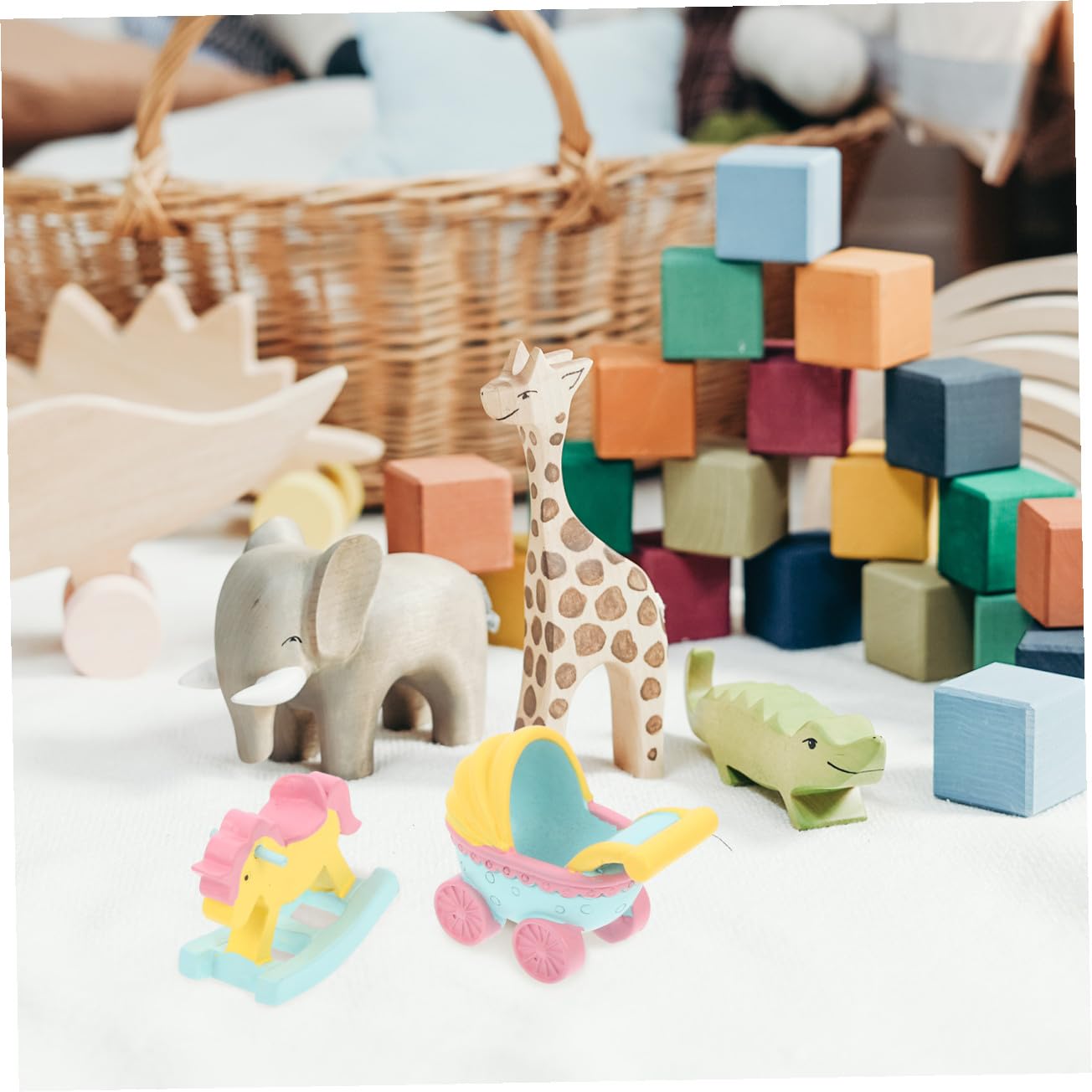 Alipis 9piezas Decoración De Pastel Para Cumpleaños Adornos De Carrito Infantiles