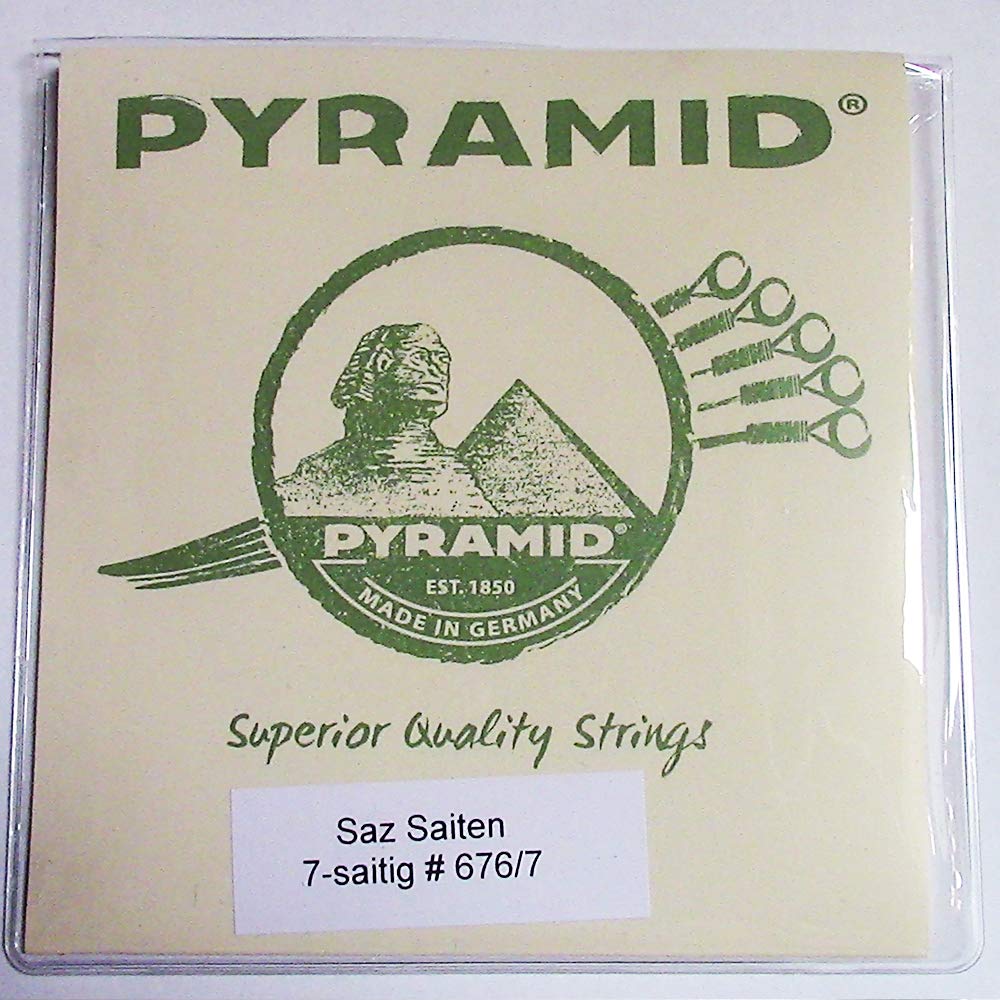 Amazon.com: Pyramid 7- strings Saz Baglama Strings (Short