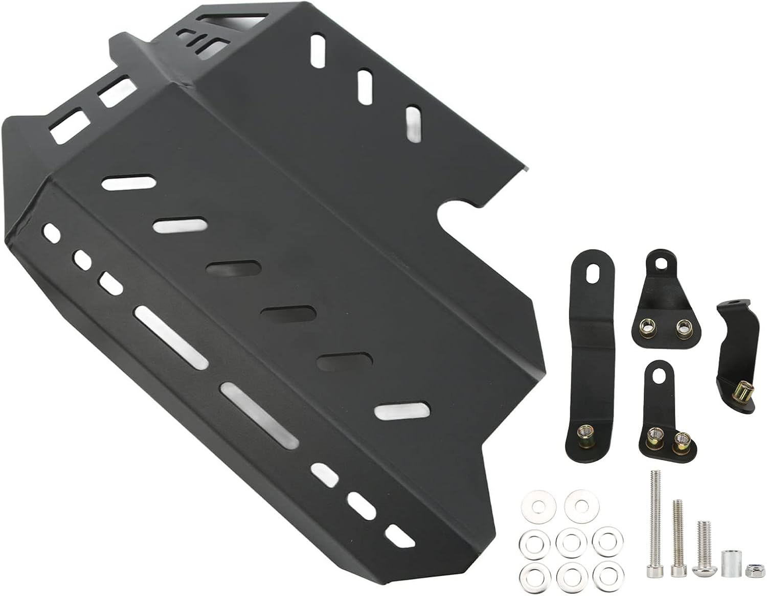 Motorcycle Engine Guard Skid Plate Protector, Black Heavy Duty Chassis For CB500X CB400X 2017-2021