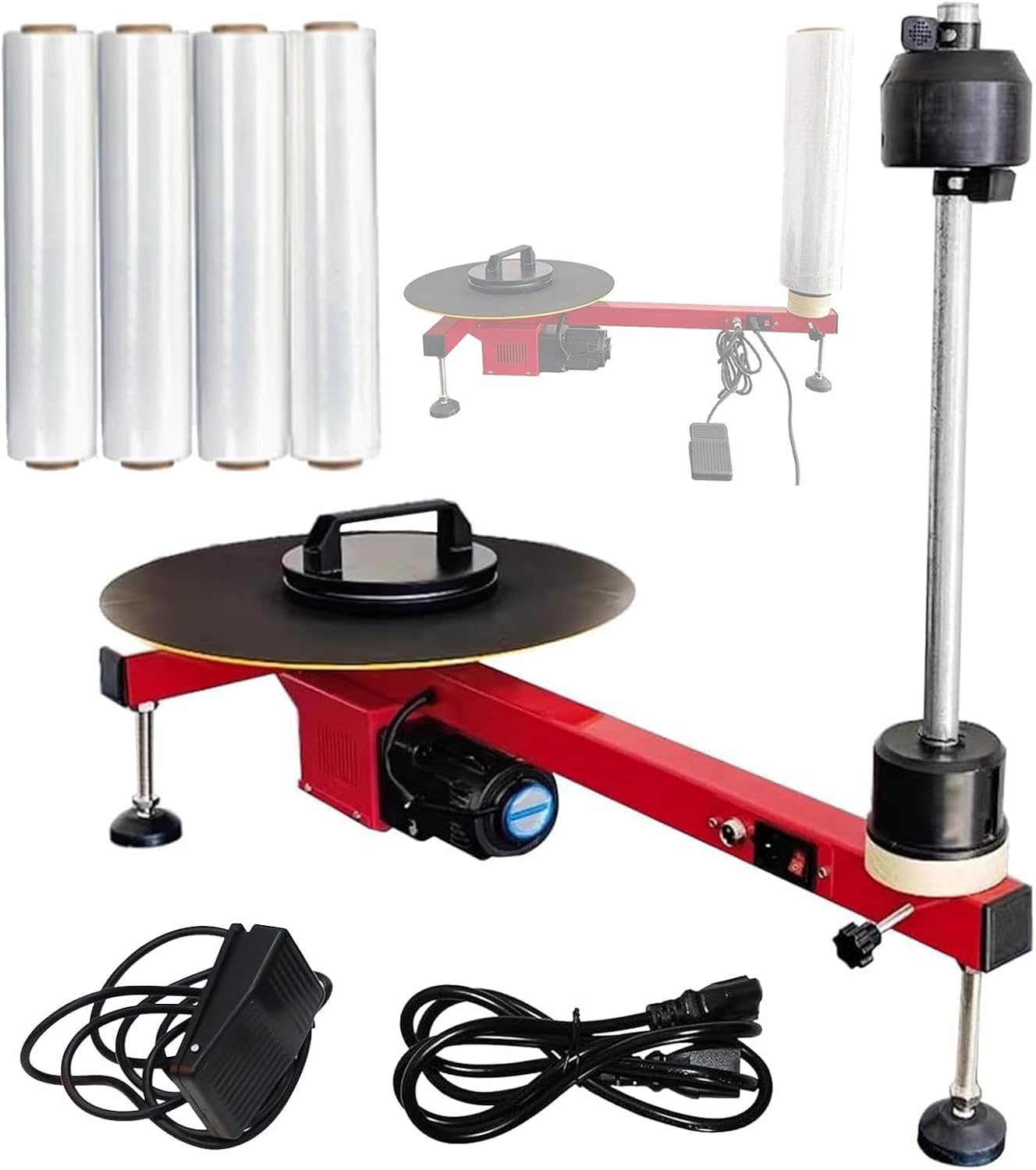 Shrink Wrapping Machine, Electric Stretch Film Pallet Packing Machine, Wrap-Around Film Baler, Carton Stretch Film Wrap Dispensers