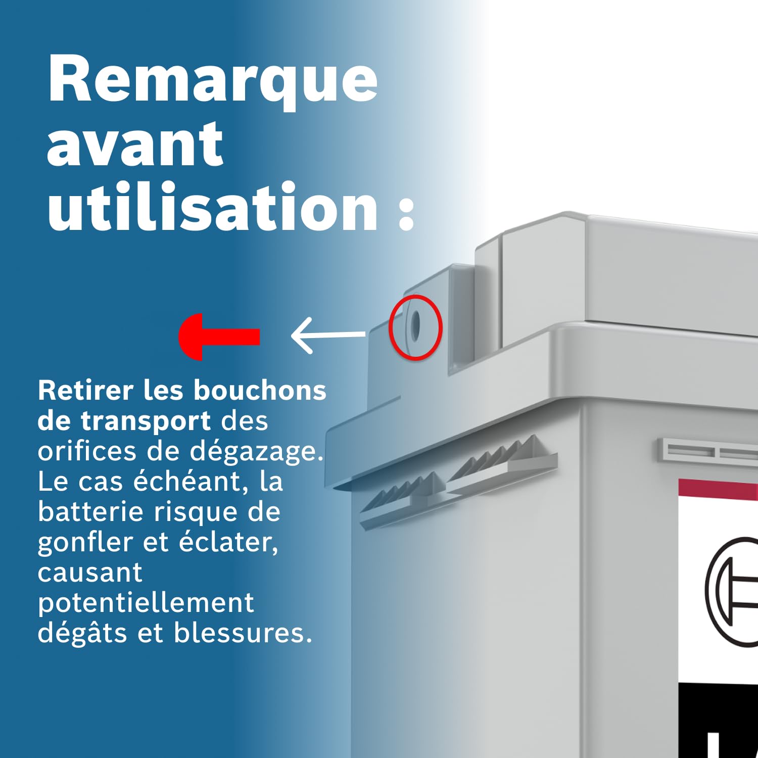 Bosch S4 E08 Batterie Auto 70 A/h - 760 A - Batterie 12 V, EFB Plomb-acide pour Véhicules avec Système Start/Stop, Polarité Gauche (-) Droite (+), 278 x 175 x 190 mm