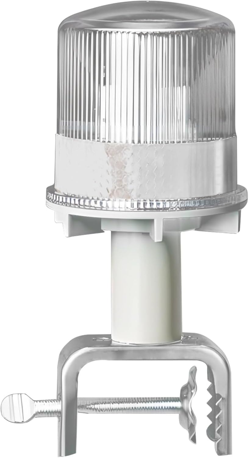 Solar Led Light for Safety, Plastic & Metal Construction, 360-Degree Signal for Road and Marine