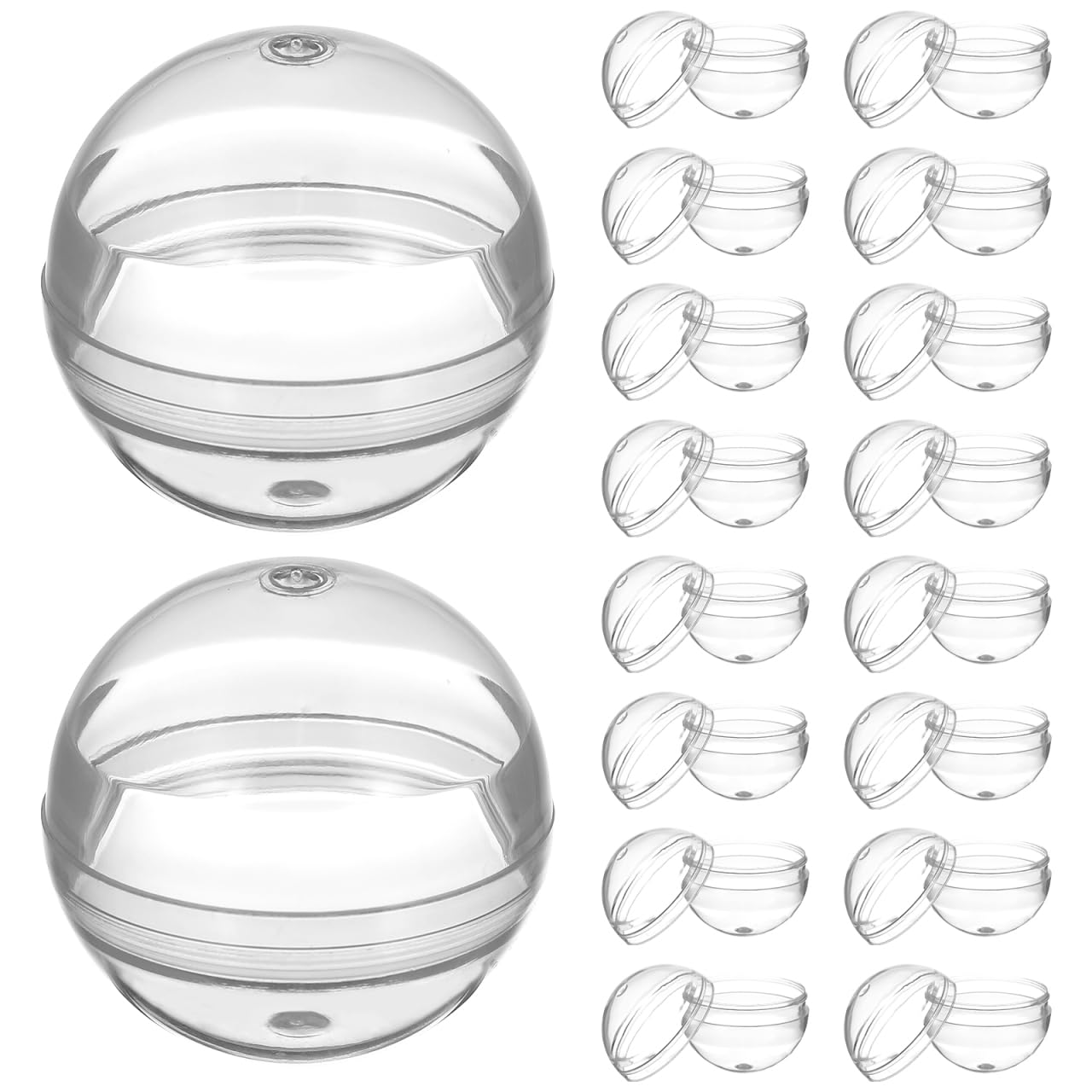 Toddmomy 100 Piezas Bolas Transparentes De Plástico Rellenables 1.1 Pulgadas para Manualidades Decoración De Fiesta Máquinas Expendedoras Y Regalos Infantiles