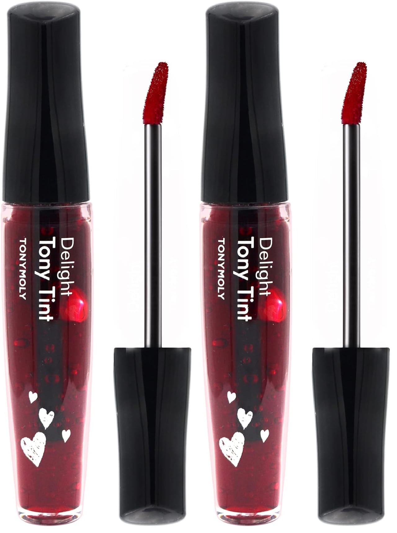 TONYMOLY Delight Tony Lip Tint, Korean beauty Lip Stain, High Pigment, Moisturizing & Nourishing Formula