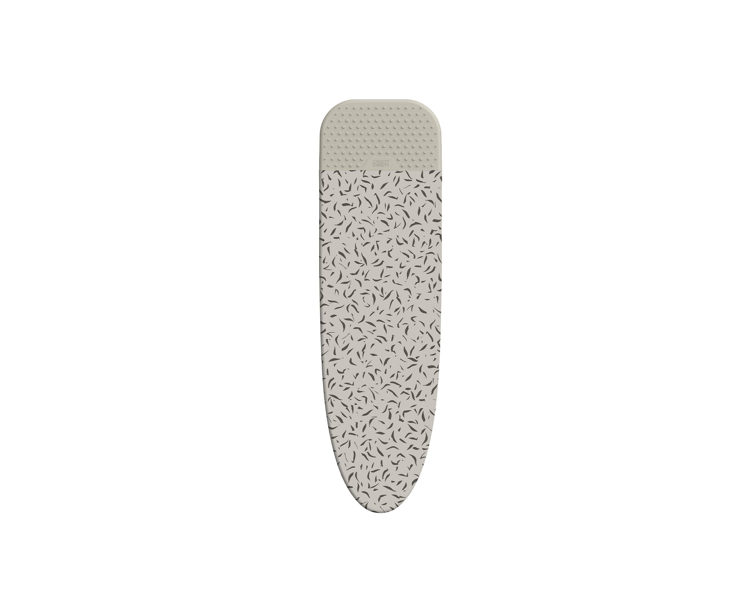 Joseph Joseph Ironing Board Cover 130 x 38cm, Cotton with silicone iron rest- for use with Glide, Ecru Scatter