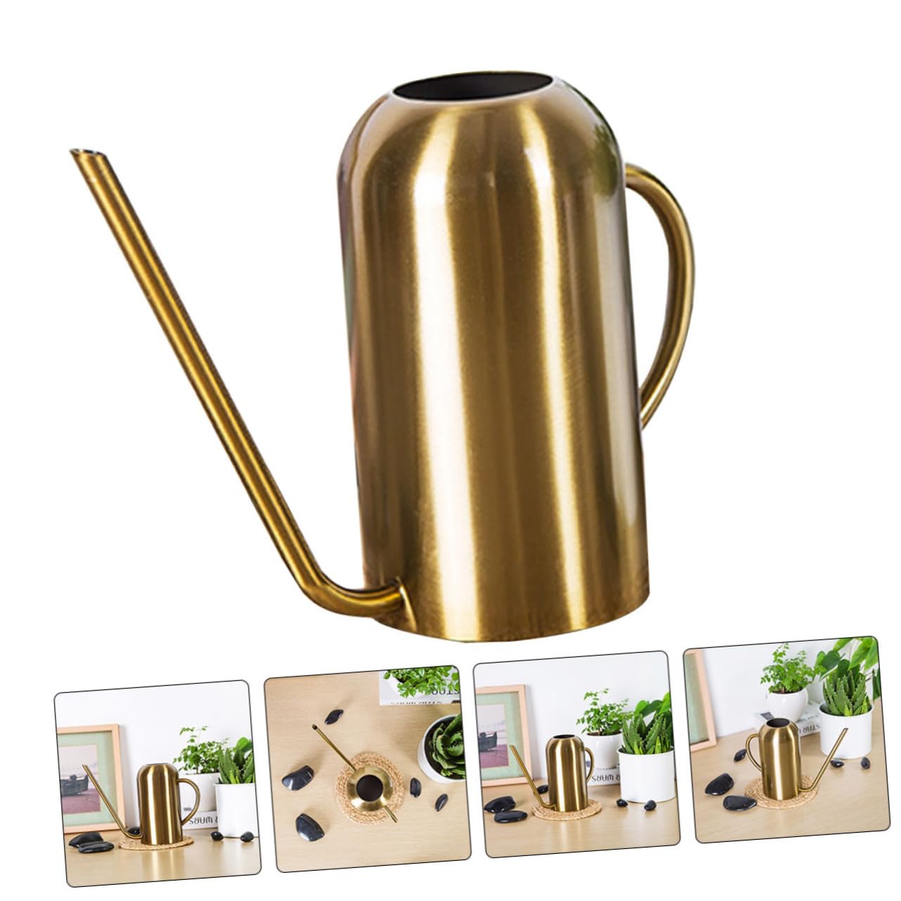 Didiseaon Arrosoir à Long Bec pour Jardin Outil de Jardinage avec Bec Verseur Fluide et Base Épaisse pour Stabilité