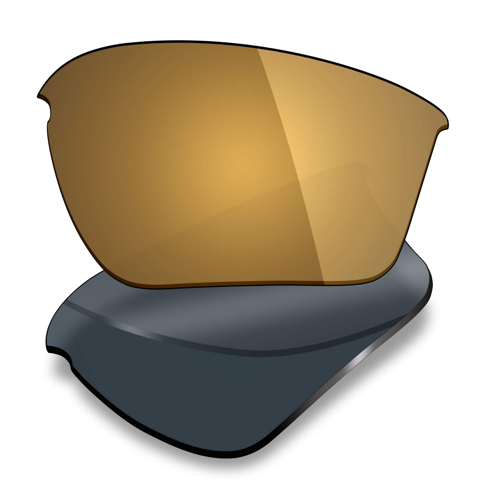 Mryok Polarized Replacement Lenses for Oakley Half Jacket 2.0 XL OO9154-62mm - Bronze Gold