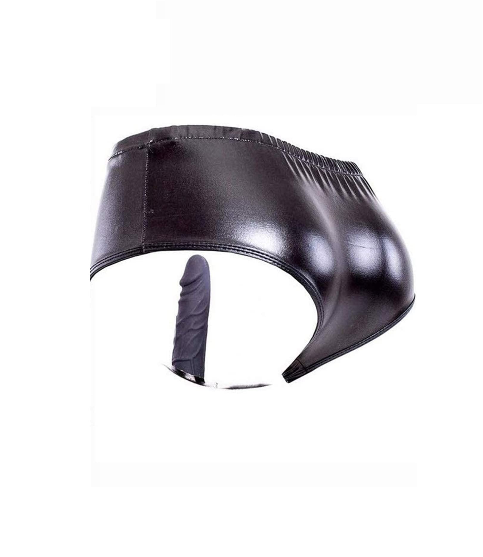 HeYie Female Harness/Slip with Strap-On Penis/Butt Plug, Bondage Chastity Belt 2* Anal Dildo Lesbian Masturbating Pants Underwear Dildos Sex Toys Female Harness for Women, Vaginal (Color : Anal Dildo