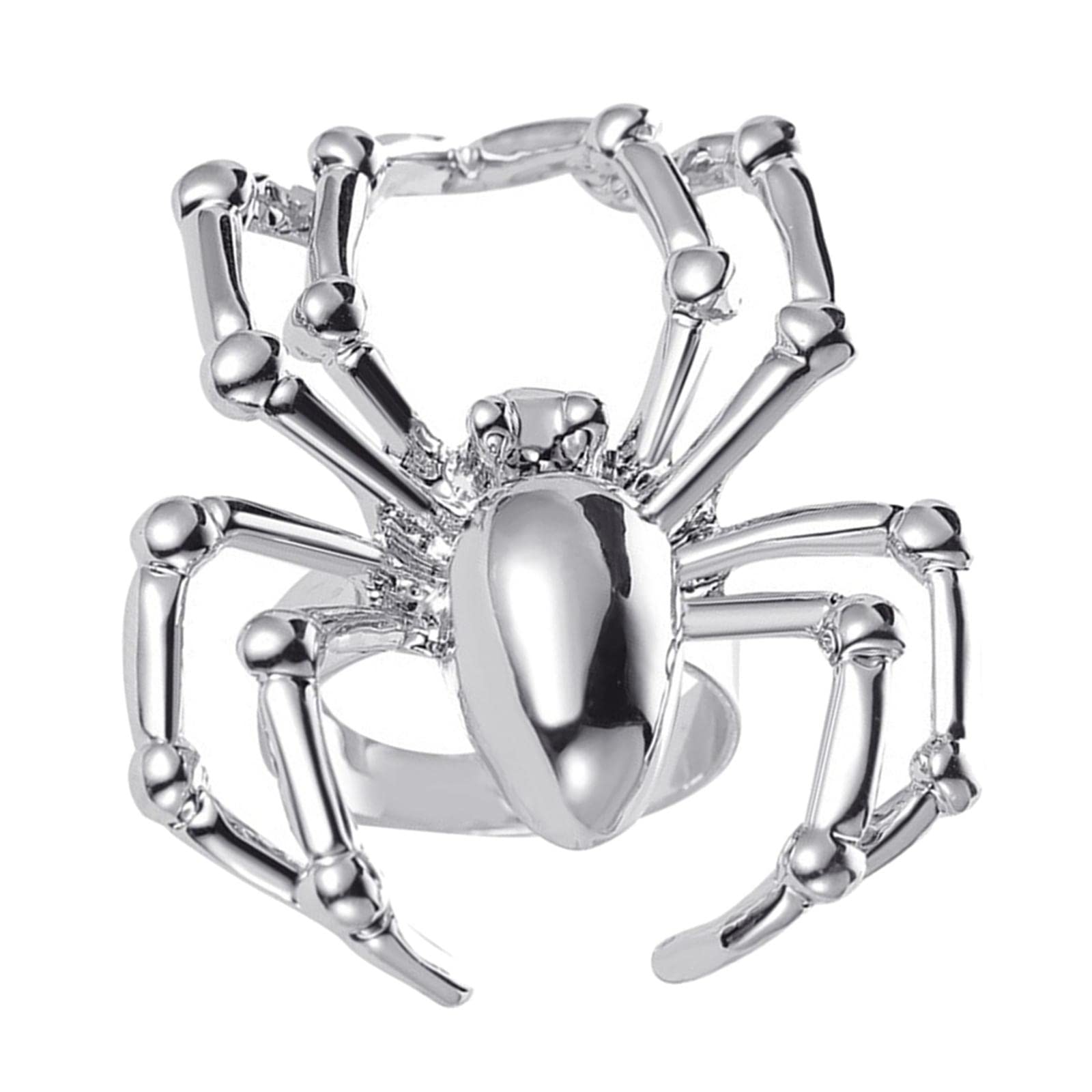 LOOM TREE Spider Ring Simulation Gothic Jewelry Costume Accessories Silver (B09ZPK65XZ) Amazon Price History, Amazon Price Tracker