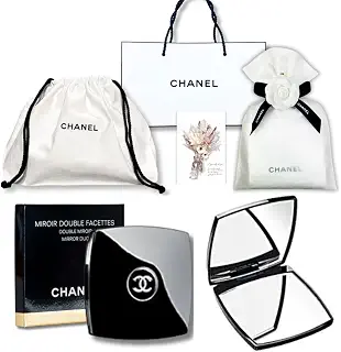 【国内正規品・セット品】シャネル CHANEL ミラー ダブル コンパクトミラー 鏡 ミロワール ドゥーブル ファセット ポーチ 巾着袋 ギフト ギフトセット お返し 誕生日 プレゼント クリスマス【ショッパー・メッセージカード付き】