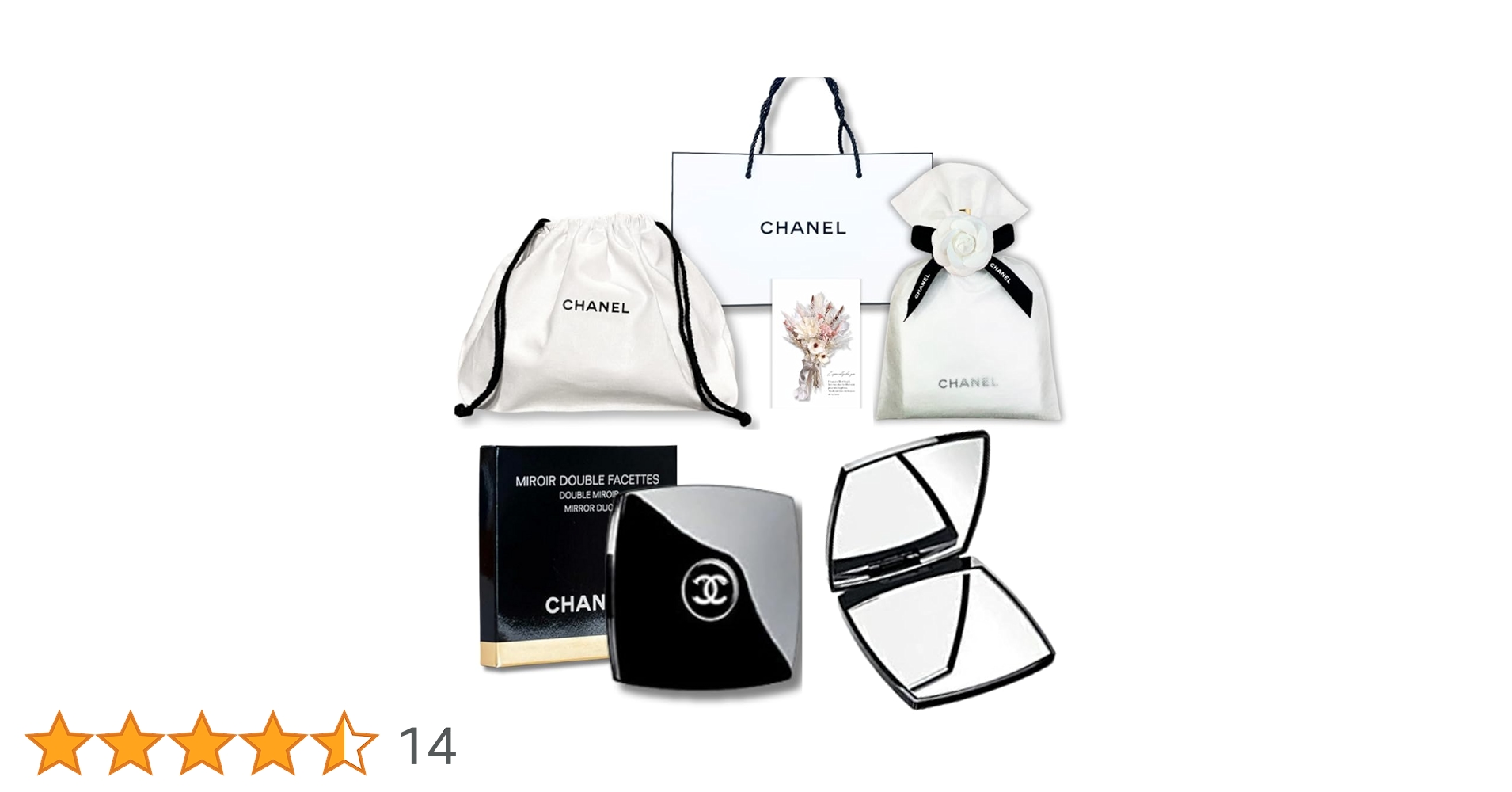 【新品未使用】 CHANEL シャネル コンパクト ミラー   147 巾着付き Amazon.co.jp: 【国内正規品・セット品】シャネル CHANEL ミラー