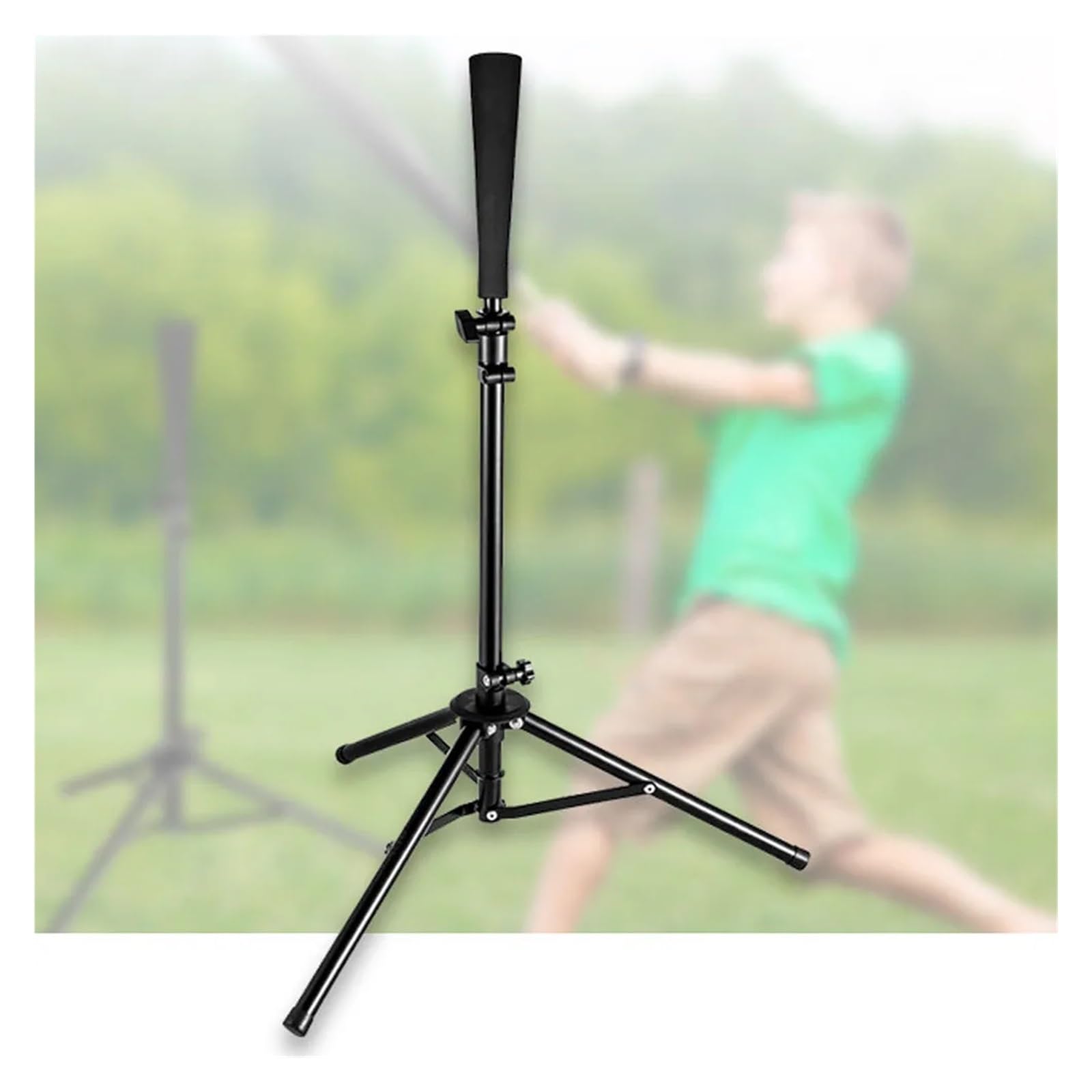 Baseball-Schlag-Tee-stativ Baseball Batting Tee Stativ Verstellbares for Schlagtraining Praxis Tragbar Faltbar