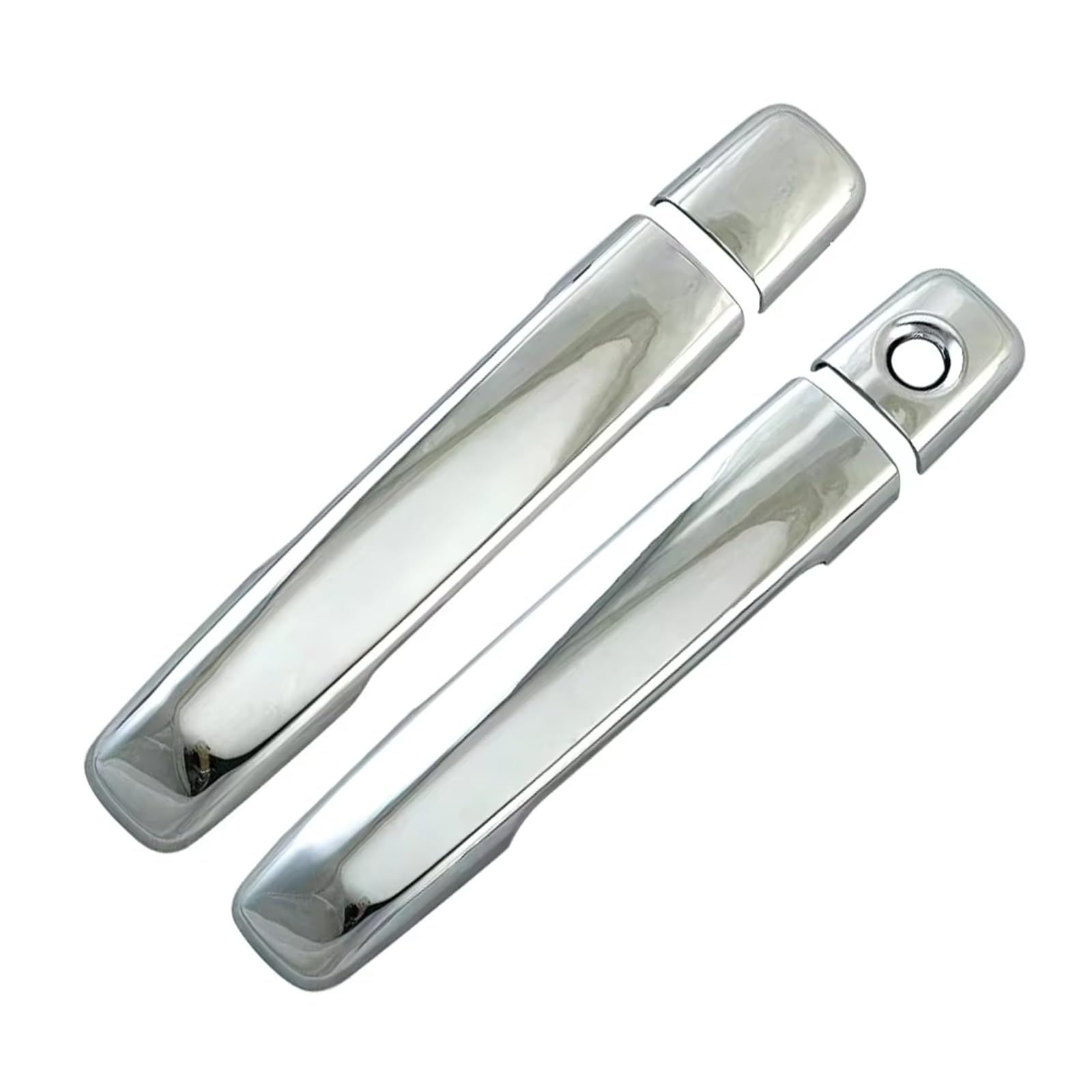 JJRFVBGT Door Handle Trim Compatible with Infiniti G37 Coupe Convertible IPL 2008 2009 2010 2011 2012 2013 ABS Trim Silver Exterior Door Handle Housing