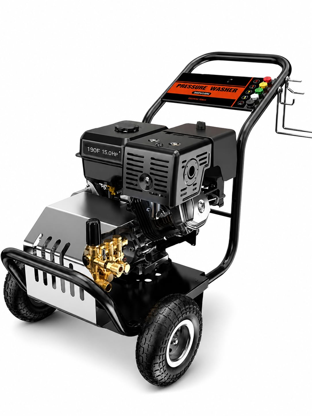 Hidrolimpiadora a Gasolina Powertec pro 18G36-15A | Potencia Comercial, Rendimiento Profesional