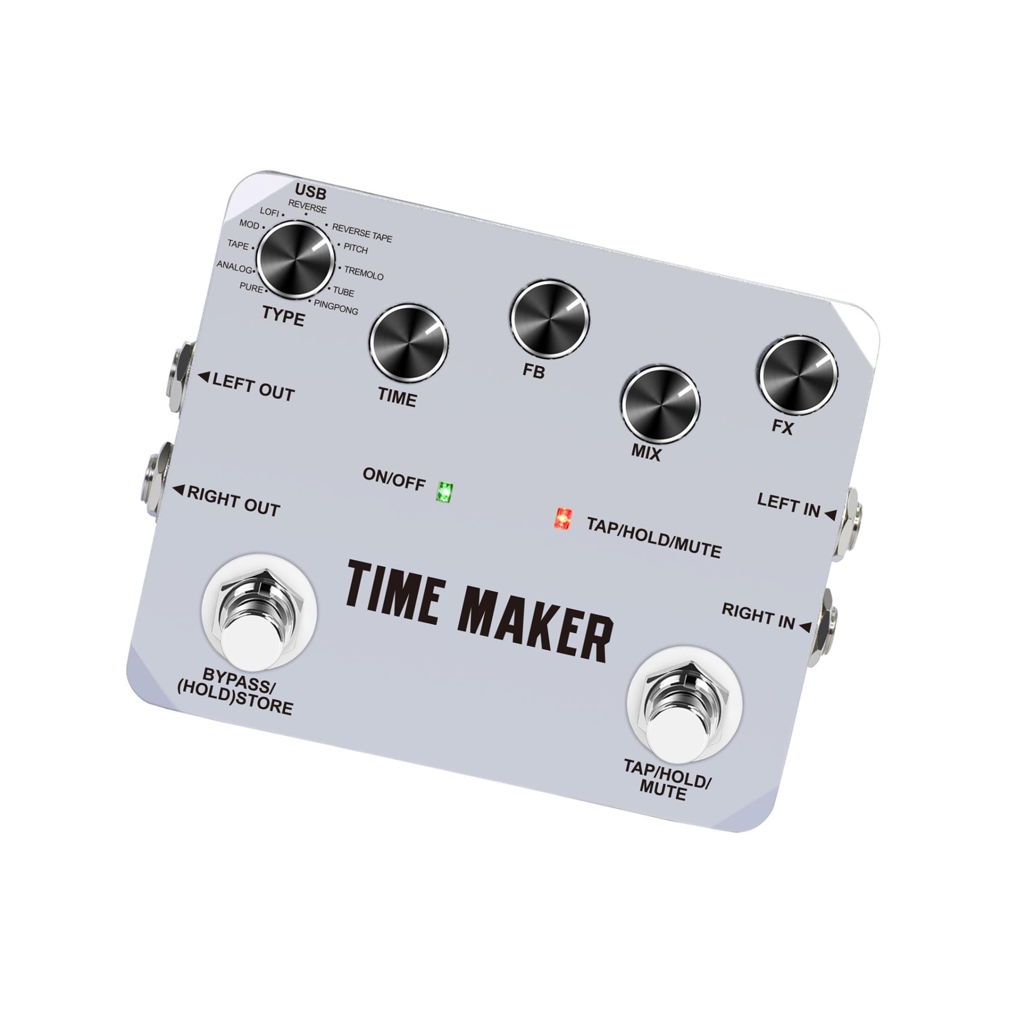 Efekty Do Gitary Elektrycznej Overdrive Distortion Delay Reverb Podwójne Akcesoria Do Instrumentów