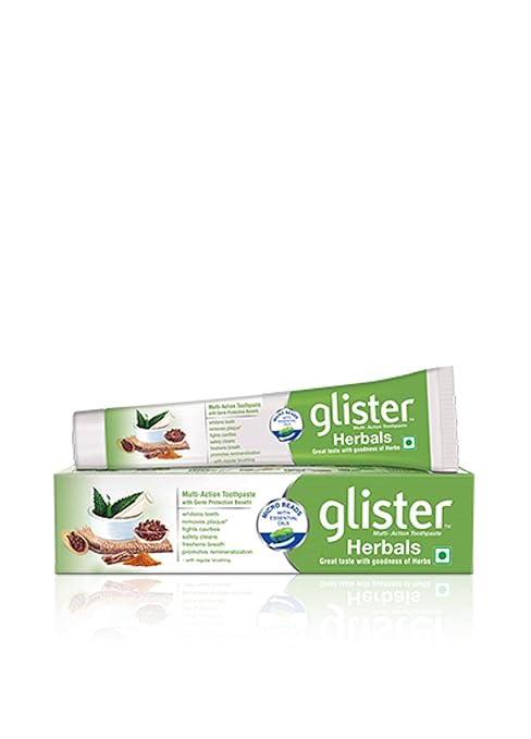 Amway GLISTER Multi- Action Toothpaste Herbals,Oral care (190 gms)