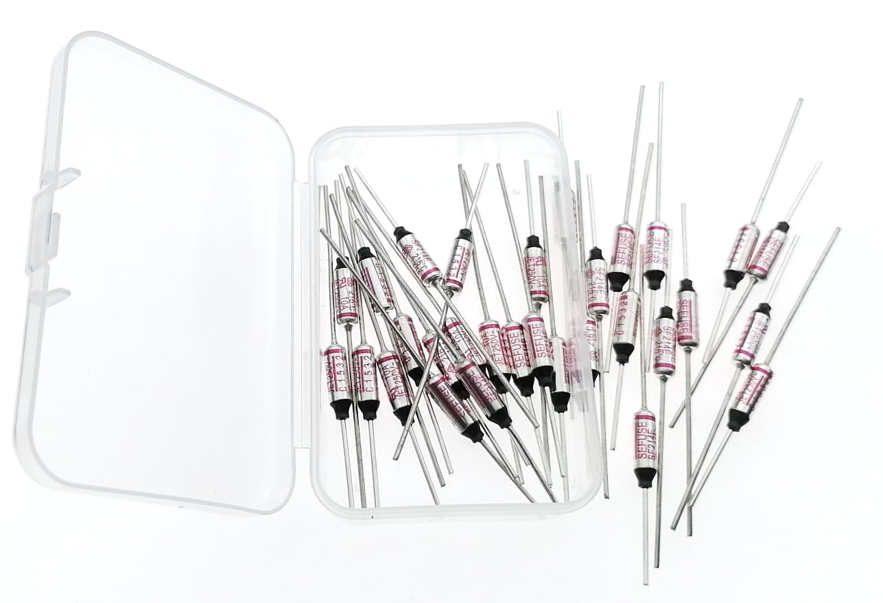 Fusible Termico 10 Unidades De Fusible Térmico SF214E - 216°C, 10A, 250V - Para Electrodomésticos Como Secadores, Planchas, Cafeteras Corte Temperatura Automático - Foto 3