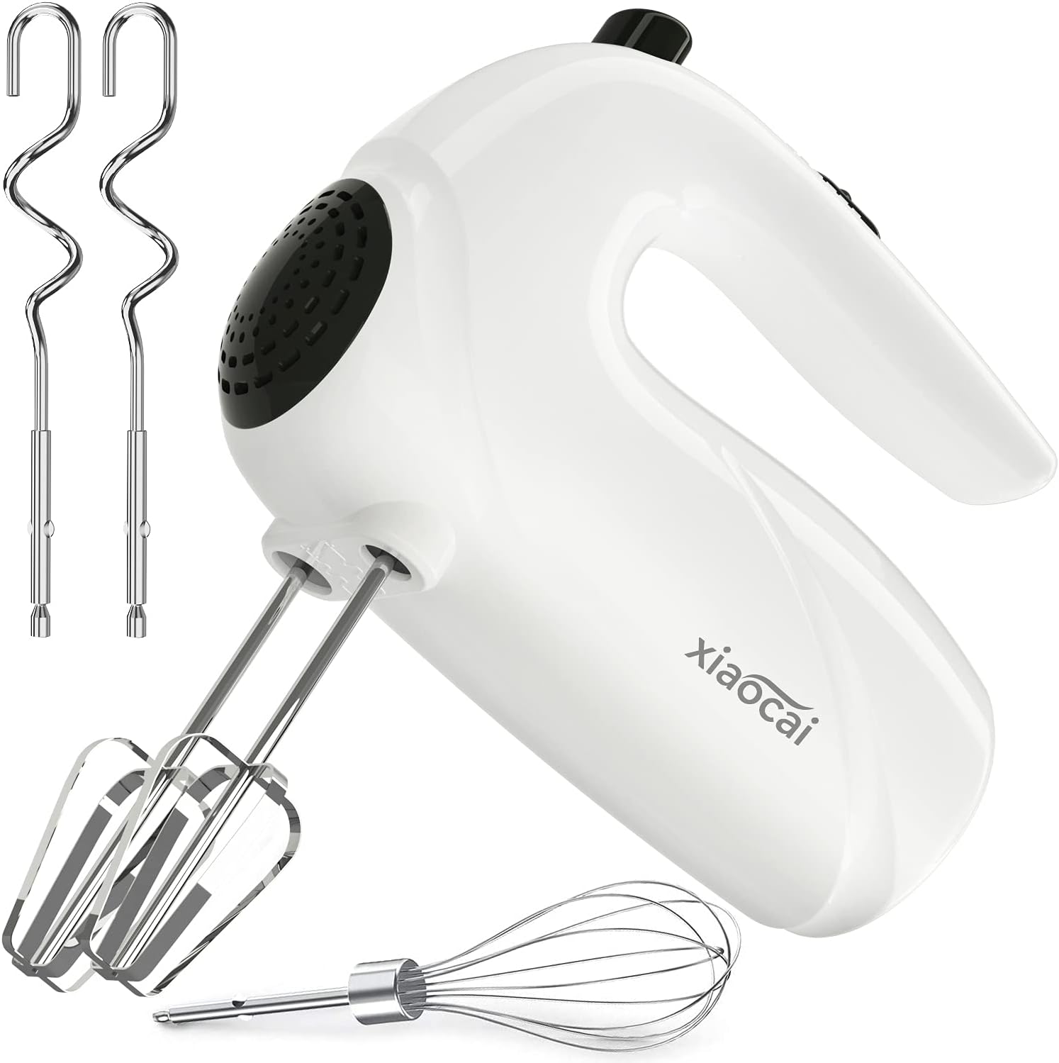 Lord Eagle Hand Mixer Electric Whisk, 400W Power Handheld Mixer for Baking Cake Egg Cream Food