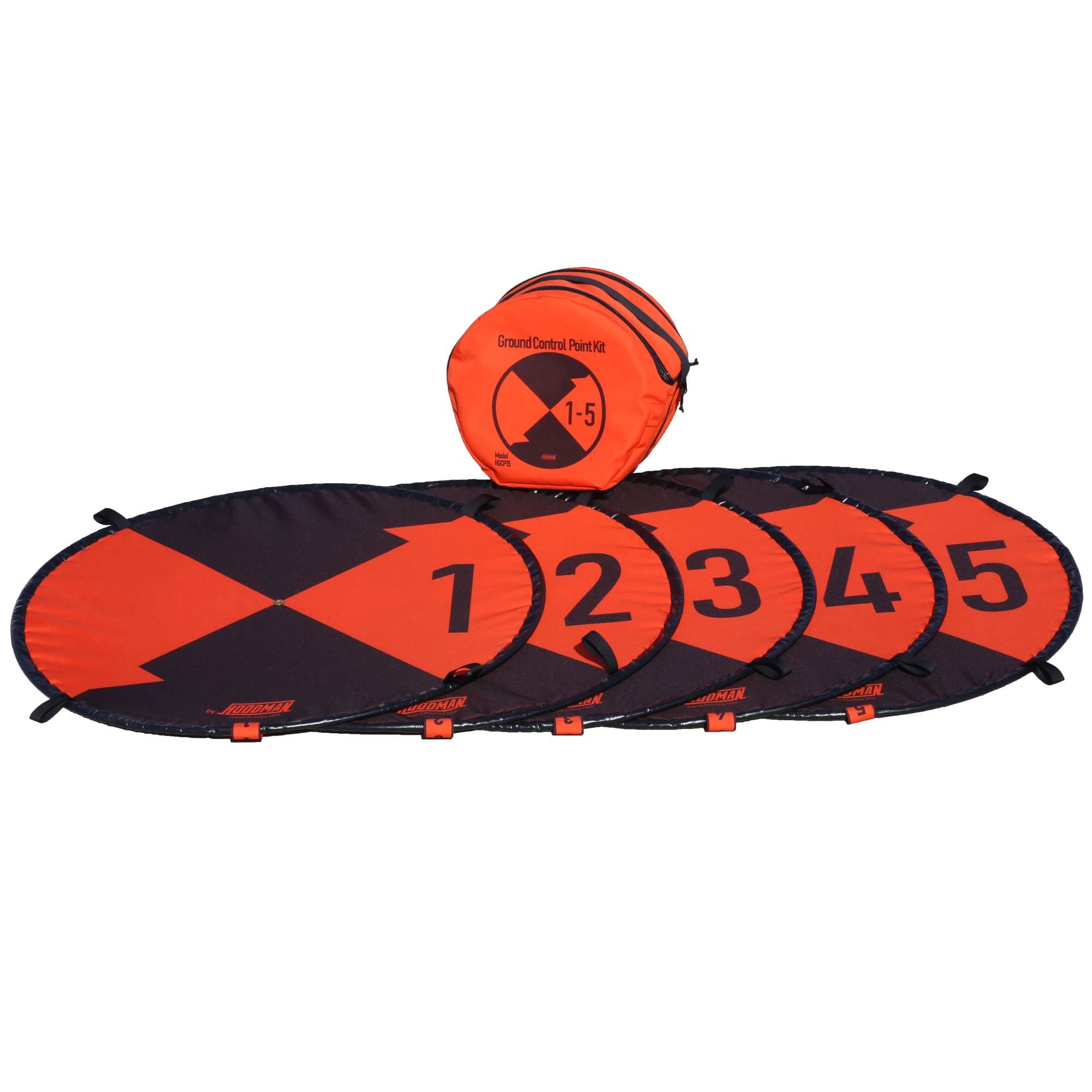 Hoodman HGCP15 UAV Ground Control Point Kit 5 Pack Aerial Targets Photogrammetry Mapping Surveying